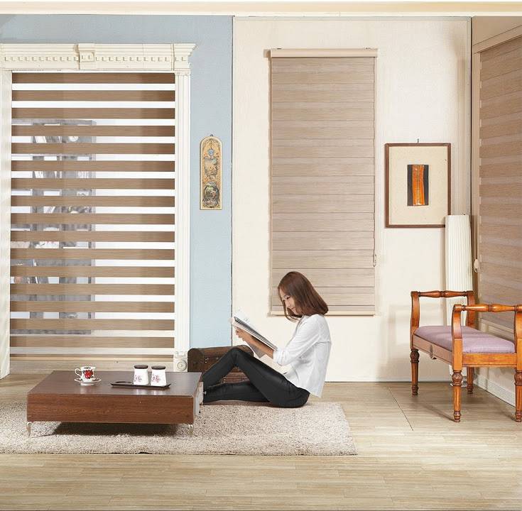 mẫu rèm cuốn cầu vồng nhập khẩu của Hàn Quốc